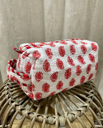 Quilted Cosmetic Case Assorted