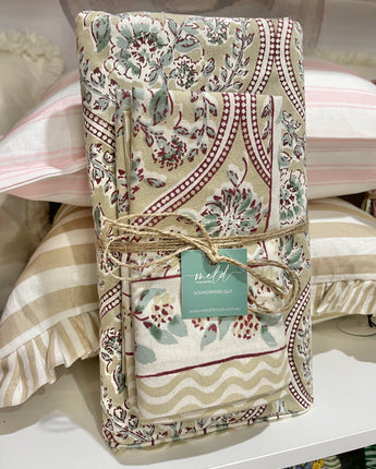 Top Sheet + Pillowcase Set - Various