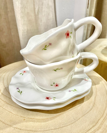 Petite Floral Cup & Saucer Set