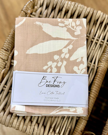Bec Fing Designs Teatowel - Berry Beige
