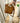 Pleated Vintage Leather Bag Tan