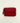 Zip Top Small Wallet Red Leather