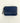 Zip Top Small Wallet Navy Leather