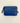 Zip Top Small Wallet Blue Leather