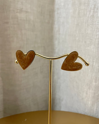 Be Mine Earring Latte