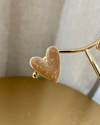 Be Mine Earring Latte