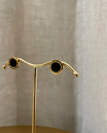 Greybird Mae Stud Earrings Gold