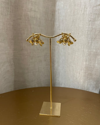 Greybird Bee Earrings