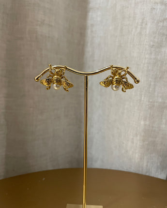 Greybird Bee Earrings