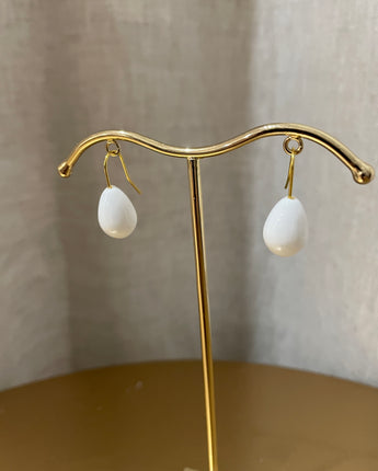 Greybird Jilly Earrings White