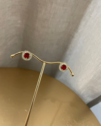 Greybird Gracie Earrings Ruby