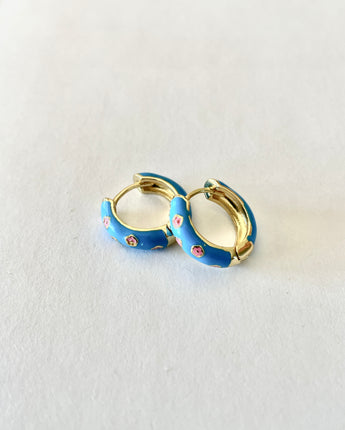 Greybird Daisy Earring Blue