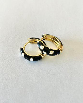 Greybird Daisy Earring Black