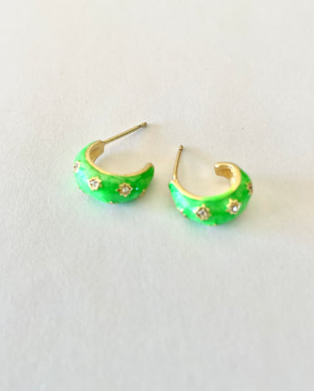 Greybird Summa Earring Green