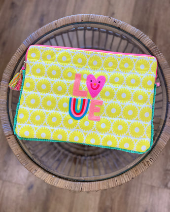 Yellow Love Laptop Sleeve