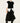 Pleated A Line Skirt Black