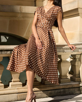 Dottie Wrap Midi Dress
