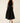 Pleated A Line Skirt Black