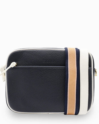Leah Bag Navy White