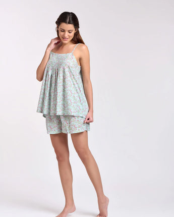 Mint Roses PJ Set