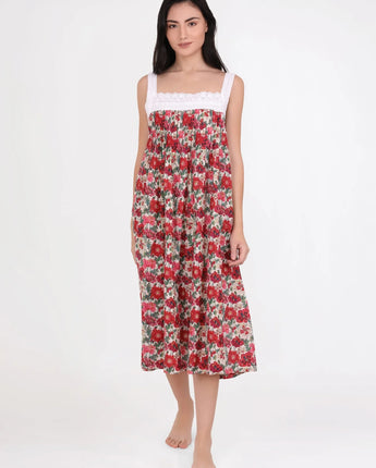 Raspberry Floral Lace Nightie
