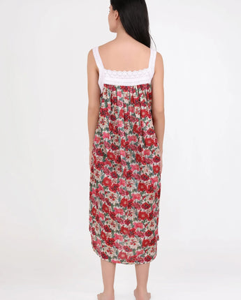 Raspberry Floral Lace Nightie