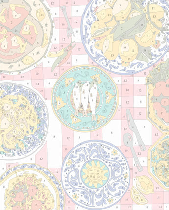 Paint By Numbers - Nonna's House Mini Rolled