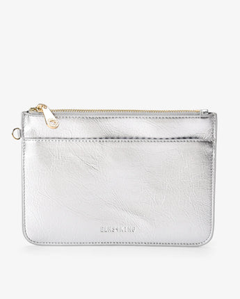Nevada Pouch Silver Crinkle