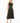 Marlin Raffia Trim Dress Black