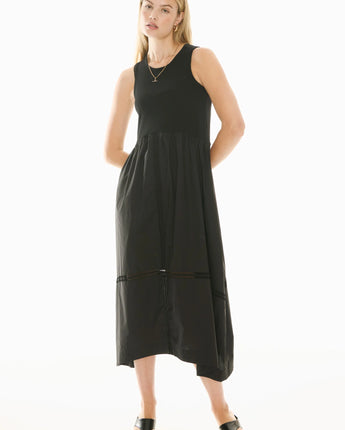 Orlo Lace Tank Dress Black