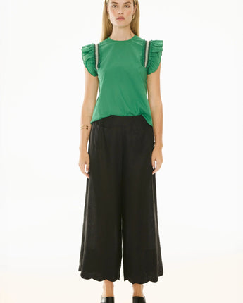 Nova Frill Top Green