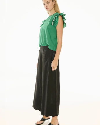 Nova Frill Top Green