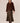 Cohen Cropped Wool Coat Walnut