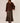 Cohen Cropped Wool Coat Walnut