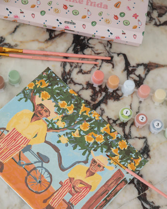 Paint By Numbers - Two Cups Of Gold - Mini Framed