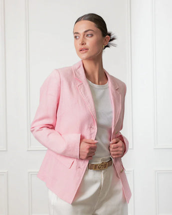 Peta Linen jacket Pink