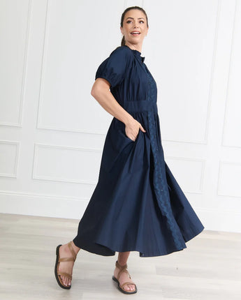 Rachel Dress Navy