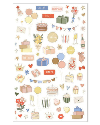 Illustrated Stickers Celebrations & Holiday