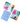 2 Pk Pocket Notebooks Amalfi Stripe