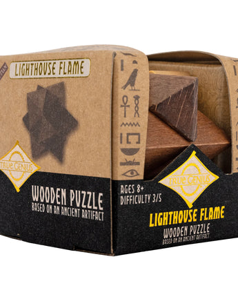 Lighthouse Flame Wooden Brain Teaser