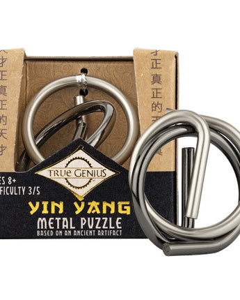 Yin Yang Metal Brain Teaser