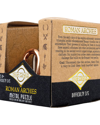 Roman Arches Metal Brain Teaser