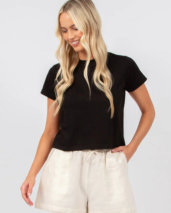 Easy Peasy Tee Black