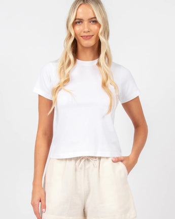 Easy Peasy Tee White