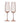 Studio Glass Flute Peach