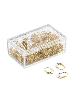 Paper Clips Petite Gold