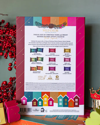 12 Days of Christmas Advent Calendar Shower Steamers