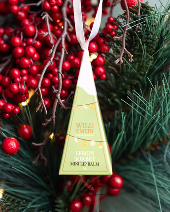 Lemon Sorbet Lip Balm Ornament