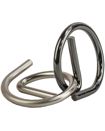 Yin Yang Metal Brain Teaser