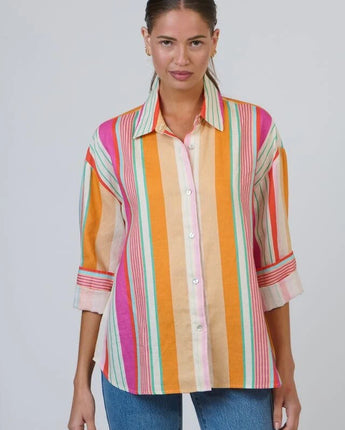 Boyfriend Linen Shirt Provence
